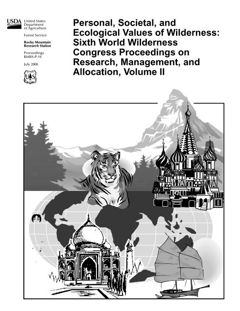 Personal, societal, and ecological values of wilderness: Sixth World ...