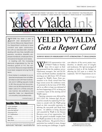 Summer 2008 - Yeled.org