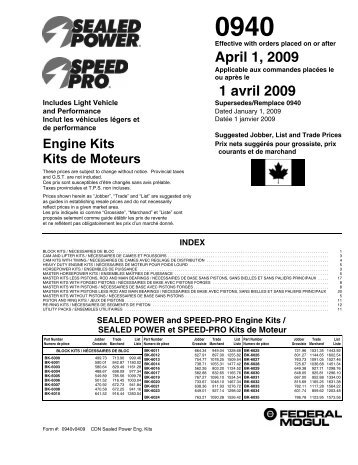 FORM 0940 - ERI - Engine Parts Buying Group - Canada