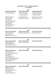 Ehrungsliste (stand 2010) - TSV Jarplund-Weding