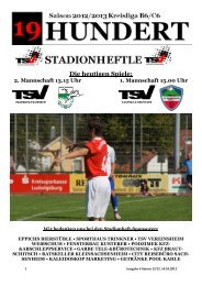 Ausgabe 04 vom 14.10.2012 - TSV Kleinsachsenheim