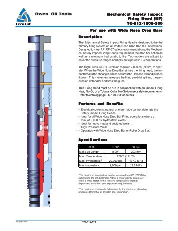 TC-012 Mech. Safety Impact FH (H.P.)