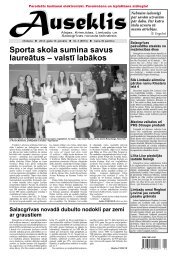 Sporta skola sumina savus laureātus – valstī labākos - Auseklis