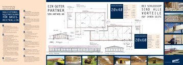 Broschüre - SCHLOSSER Basis Reithallen
