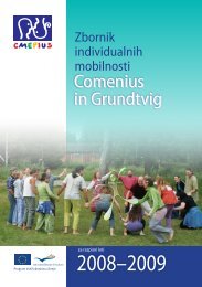 Zbornik individualnih mobilnosti Comenius in Grundtvig - Cmepius