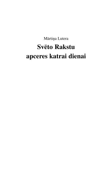 Svïto Rakstu apceres katrai dienai