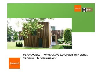 FERMACELL – konstruktive Lösungen im Holzbau ... - Harrer GmbH