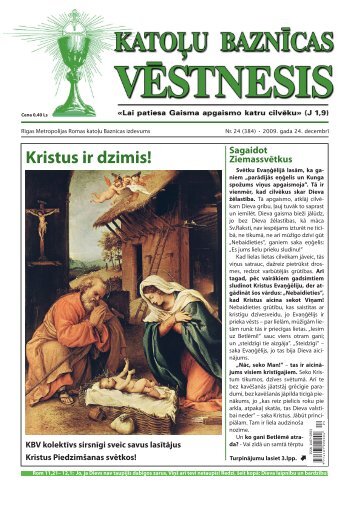 Kristus ir dzimis! - Katoļu Baznīcas Vēstnesis