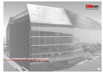 Projektstudie Lehrter Stadtquartier Baufelder MK1 / MK2