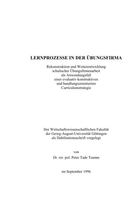 Die gesamte Habilitationsschrift als .pdf-Datei - Institut für Berufs ...