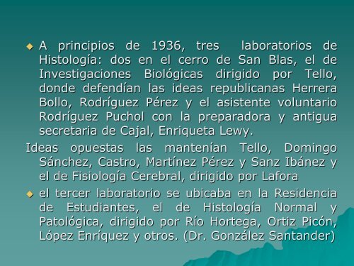 La Anatomía Patológica en España a partir de la post-guerra