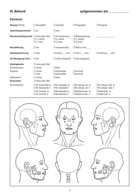 Befunderhebung und prothetische Behandlungsplanung