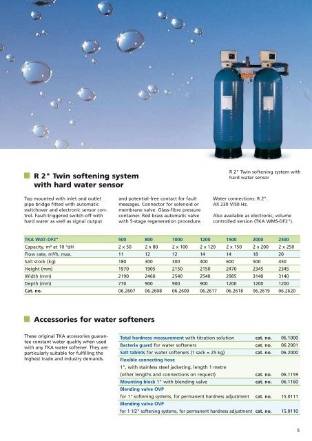 TKA Water softening systems.