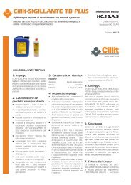 Cillit-SIGILLANTE TB PLUS - Cillichemie