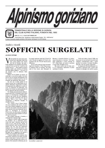 Alp_Gor_n°3_2007 - CAI sezione di Gorizia