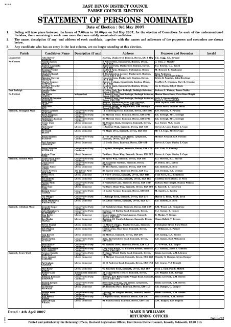 Converted from C:\PCSPDF\PCS52132.TXT - East Devon District ...