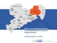 DSL-Verfügbarkeitskarte Landkreis Bautzen - TKI