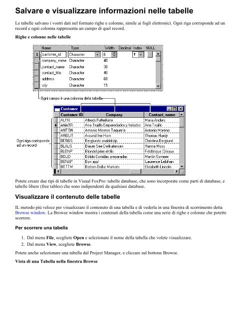 Users Guide Visual FoxPro®" di Microsoft