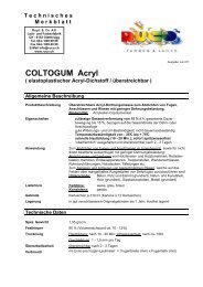 T_Coltogum Acryl.pdf - Rupf & Co. AG