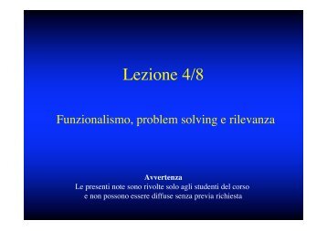4 - Scienze della Formazione