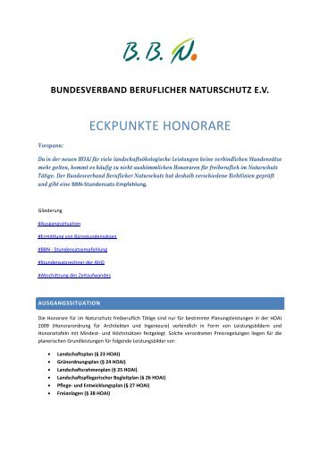 BBN-Stundensatz-Empfehlung - Bundesverband Beruflicher ...