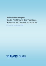 3. Rahmenbetriebsplan für den Tagebau Hambach ... - RWE.com