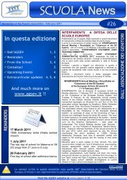 SCUOLA News - Agsev.It