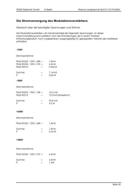 Ausführliche Dokumentation (PDF, 14,9 MB) - EMSP - TU Berlin