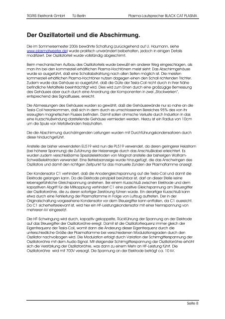 Ausführliche Dokumentation (PDF, 14,9 MB) - EMSP - TU Berlin