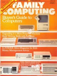 June 1985 - Family Computing and K-Power Magazine Archives