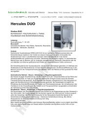 Datenblatt Hercules Duo - Heizerschwaben
