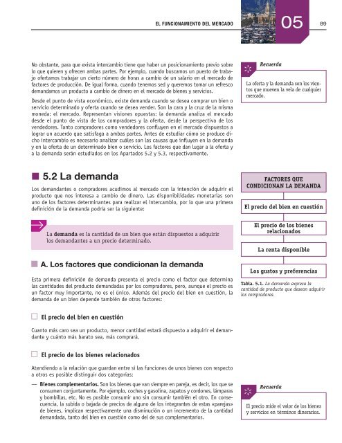 el funcionamiento del mercado - McGraw-Hill