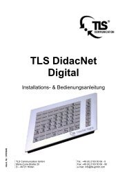 Bedienungsanleitung Quick Control - TLS Communication GmbH