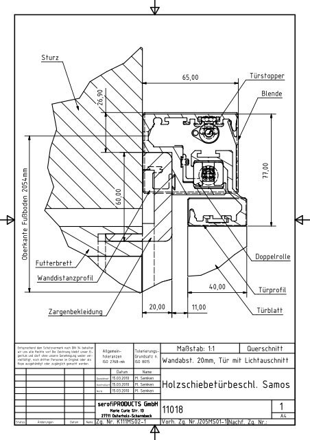 Zeichnung PDF - Serofi