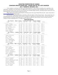 Canadian Airgun Grand Prix Toronto, CAN - SHOOTING