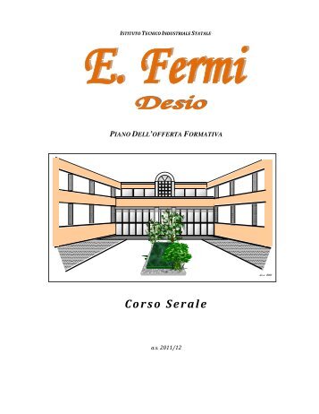 P.O.F. Serale - "E.FERMI" Di Desio