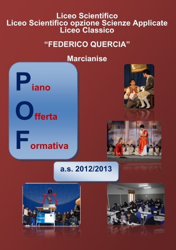 POF 2012-2013 - Liceofedericoquercia.It