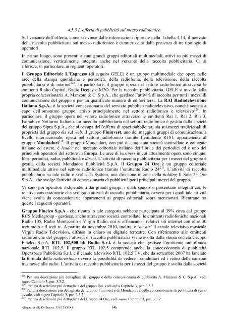 indagine conoscitiva - Corriere delle comunicazioni