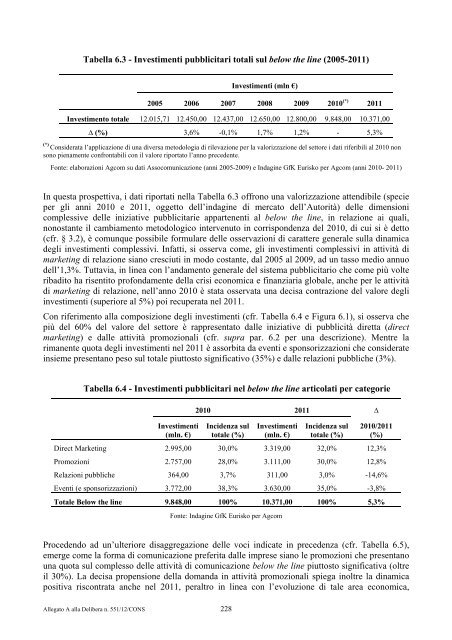 indagine conoscitiva - Corriere delle comunicazioni