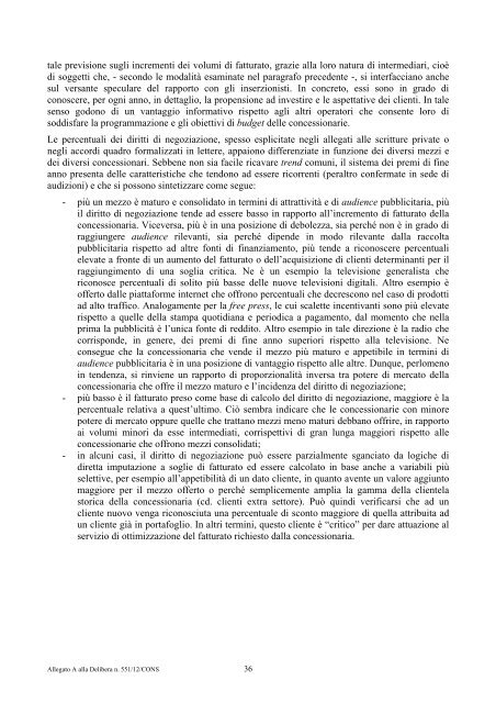 indagine conoscitiva - Corriere delle comunicazioni