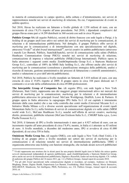 indagine conoscitiva - Corriere delle comunicazioni