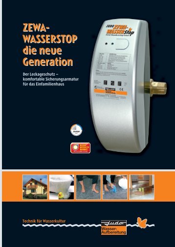 ZEWA- WASSERSTOP die neue Generation - Judo ...