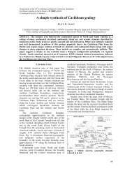 A simple synthesis of Caribbean geology - University of the West ...