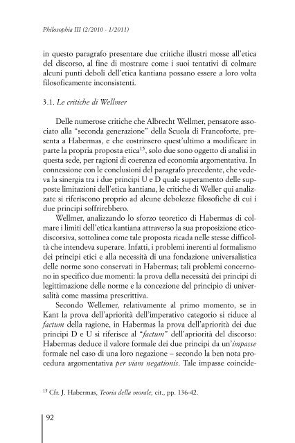 DA HABERMAS A KANT - Società Italiana di Storia della Filosofia