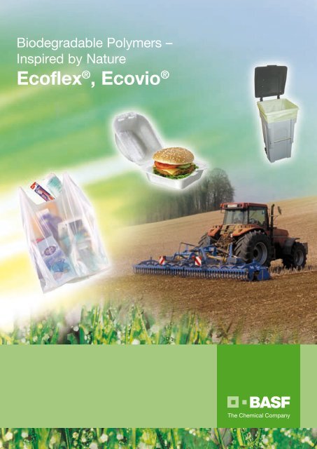 Ecoflex Ecovio – Biopolymers – Inspired by nature – Broschüre