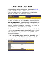 WebAdvisor Login Guide - Yuba College