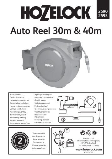 Auto Reel 30m & 40m - Hozelock