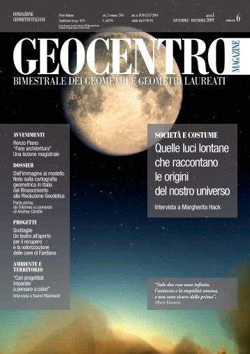 Geocentro Magazine - numero 6 - novembre/dicembre 2009