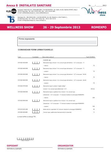 Instalatii Sanitare - Euroexpo Trade Fairs