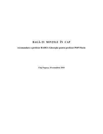 2.2 Baga-ti mintile in cap - Prof. Florin Pop